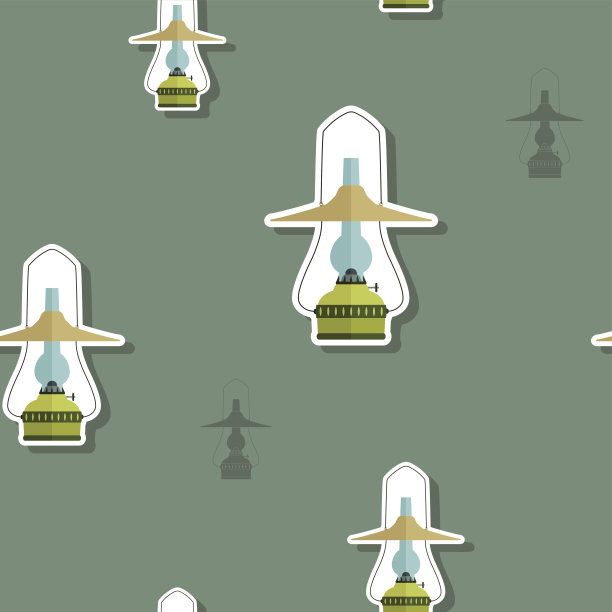 无缝花灯图案图片下载