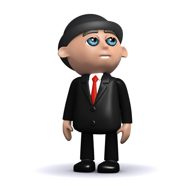 商人抬头看他的左边图片下载