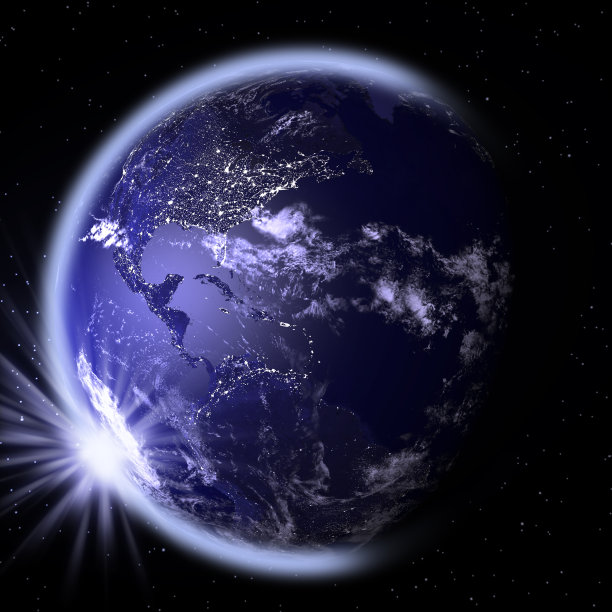 从太空看地球(美国)图片下载