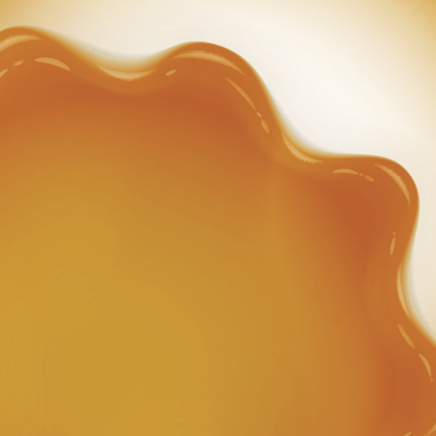 新鲜美味的矢量橙果冻或果酱插图图片下载