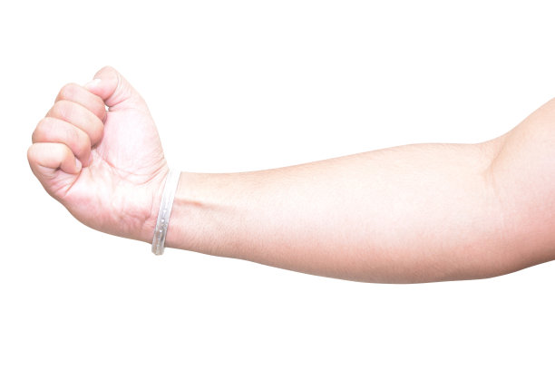 白色背景下的手特写镜头图片下载