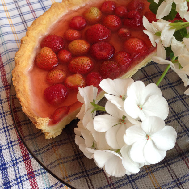 草莓馅饼图片下载