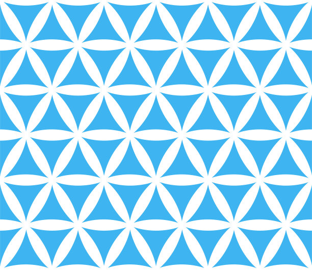 抽象无缝几何蓝白图案图片下载
