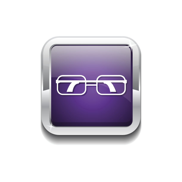 奇观紫色矢量图标按钮图片下载