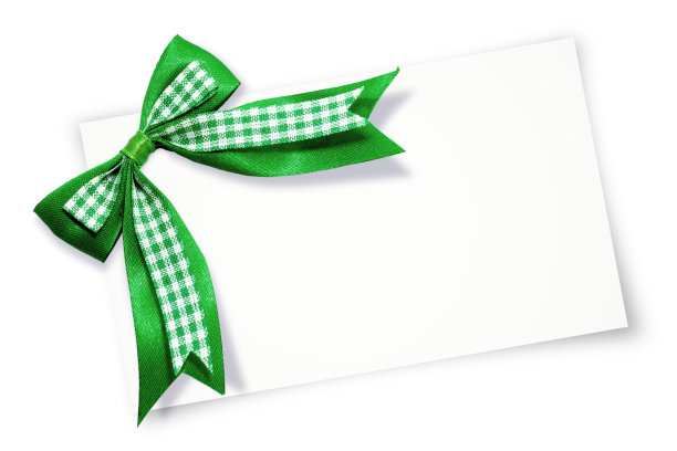 绿色礼物弓图片下载