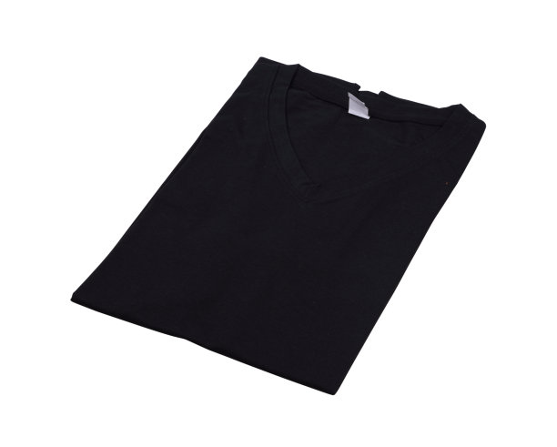 折叠的t恤孤立图片下载