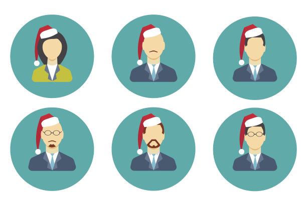 头像图标设置新年圣诞假期图片下载
