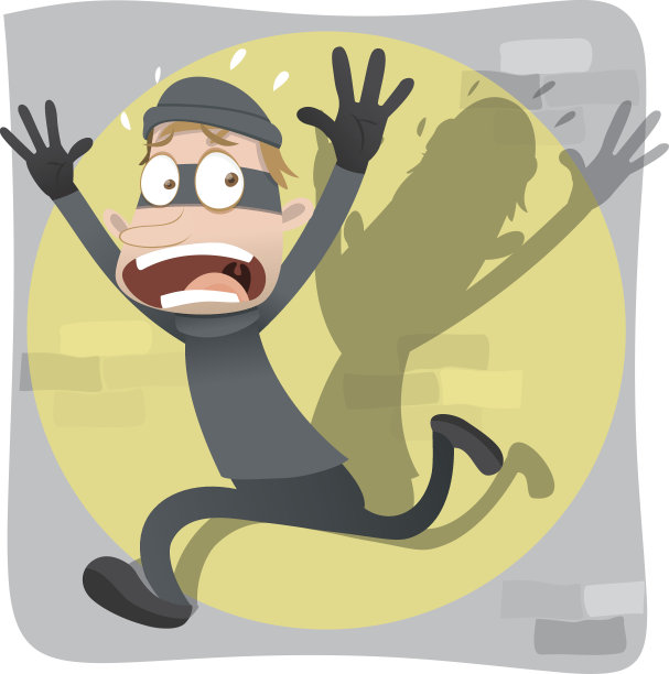 害怕小偷跑。图片下载