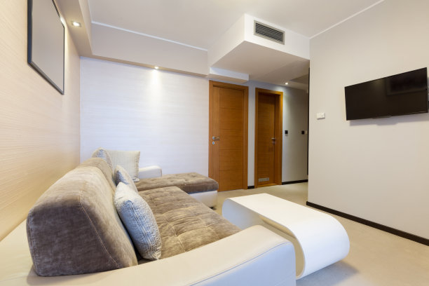 现代酒店客房内饰图片下载