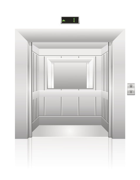 乘客电梯库存矢量图图片下载