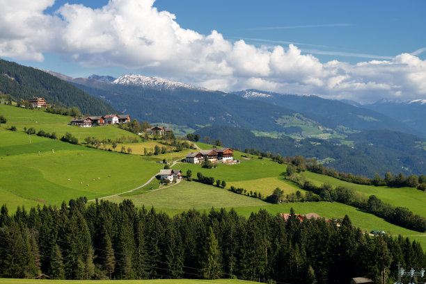 意大利南蒂罗尔马兰扎景观风光图片下载