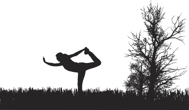 一个女人的矢量剪影。图片下载