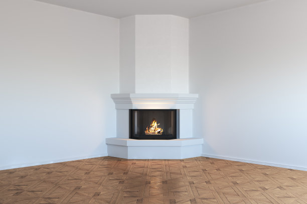 空屋里的壁炉图片下载