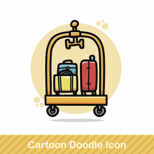 手提箱涂鸦图片下载