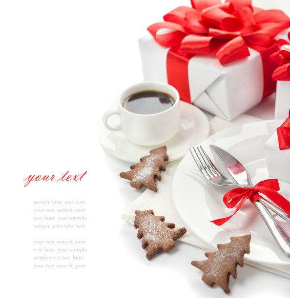 圣诞假日菜单的概念图片下载