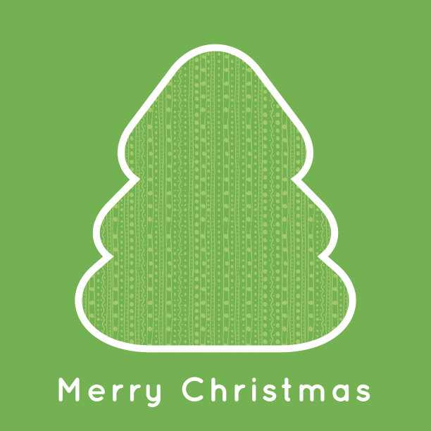 圣诞节向量背景。白色圣诞树上的部落民族装饰。图片下载