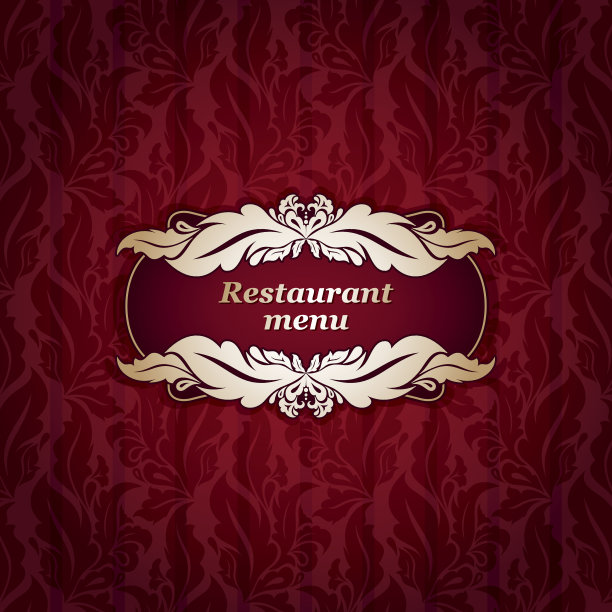 餐厅的菜单设计图片下载