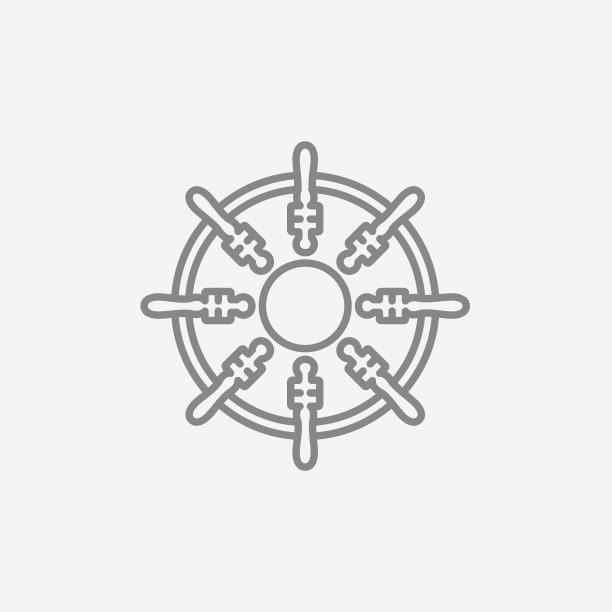 头盔线性图标图片下载