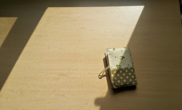 阳光照在木地板上的持卡人身上。图片下载