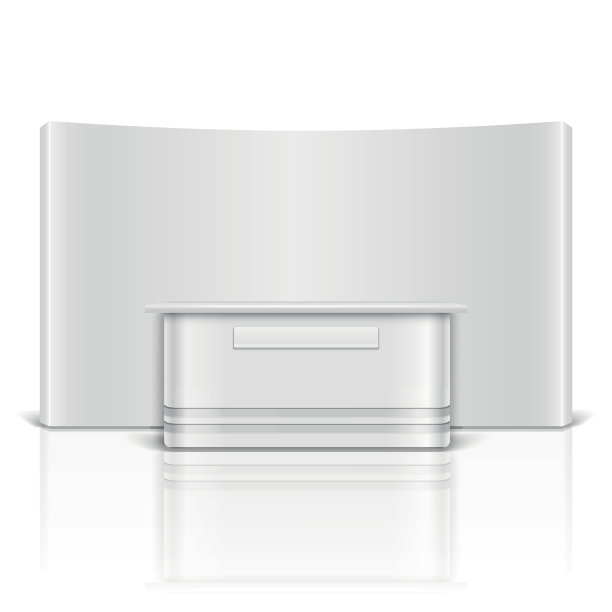 空白向量展，零售摊位柜台孤立在白色图片下载