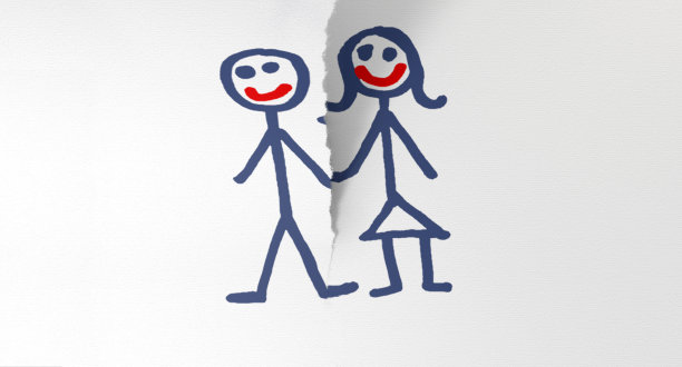 纸撕情侣图片下载