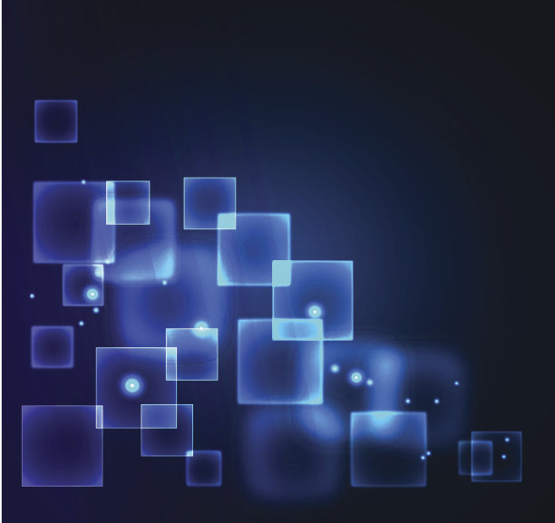 蓝色的抽象背景素材图片