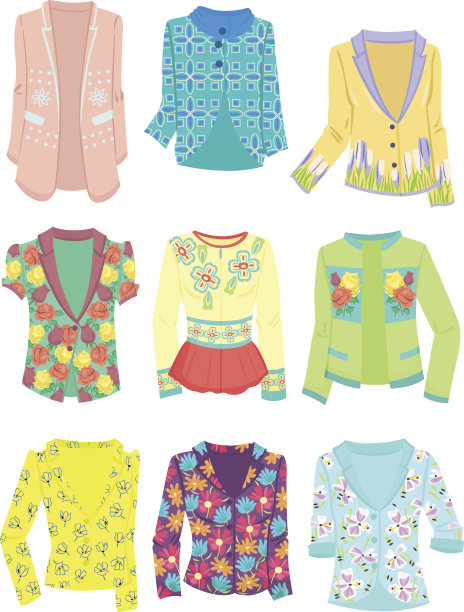 印花夹克图片下载