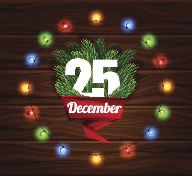 黑色木板背景上的圣诞卡图片下载