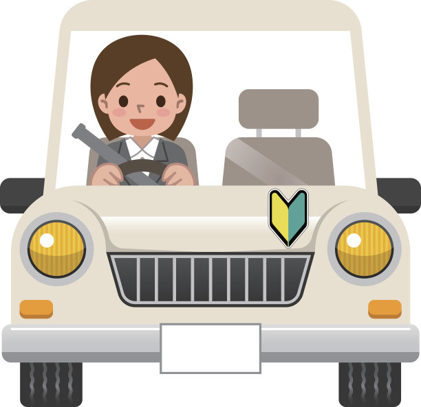 坐在车里的女人图片下载