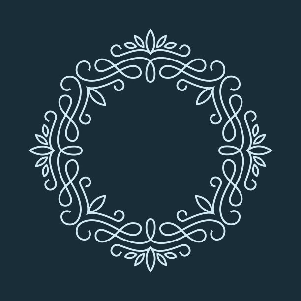 向量几何框架素材图片