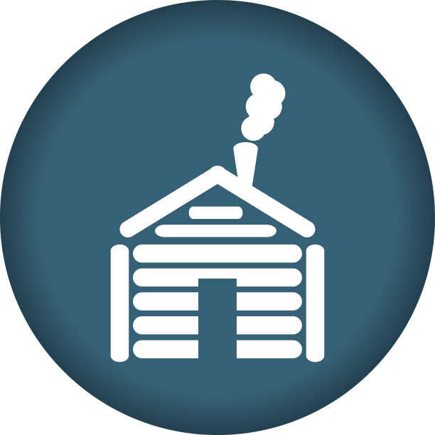 小屋图标。矢量插图eps 10。图片下载