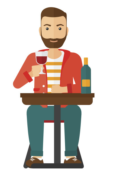 坐在酒吧里的男人图片下载