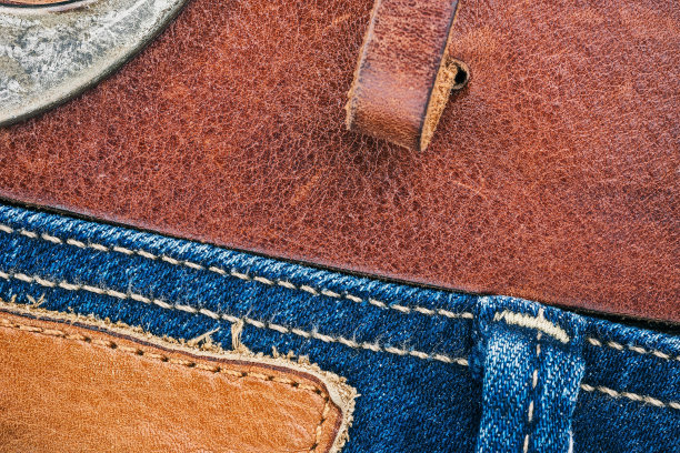 牛仔裤和腰带背景图片下载