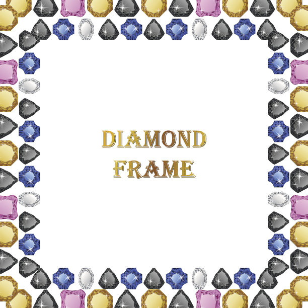 钻石广场框架图片下载