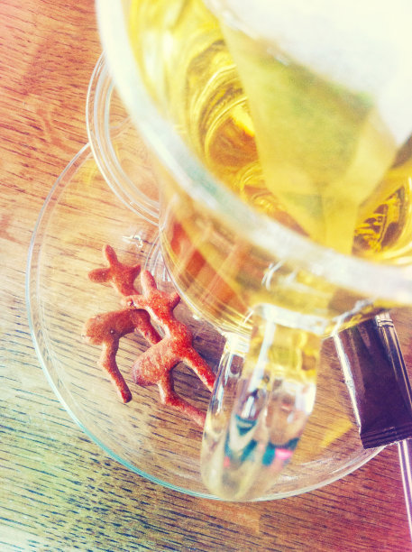 薄荷茶配姜饼图片下载