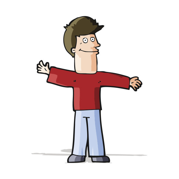 卡通快乐的人图片下载