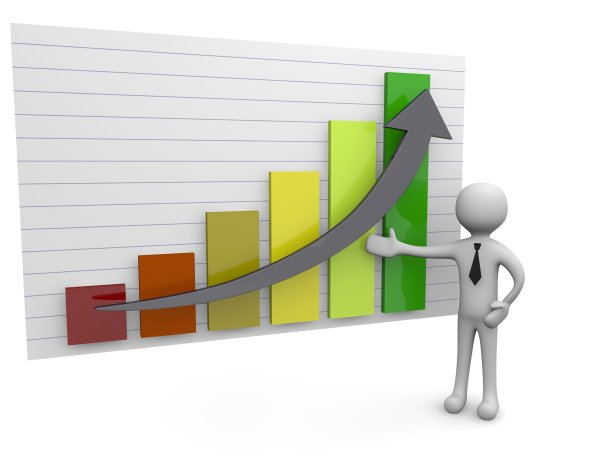 带着图表的人图片下载