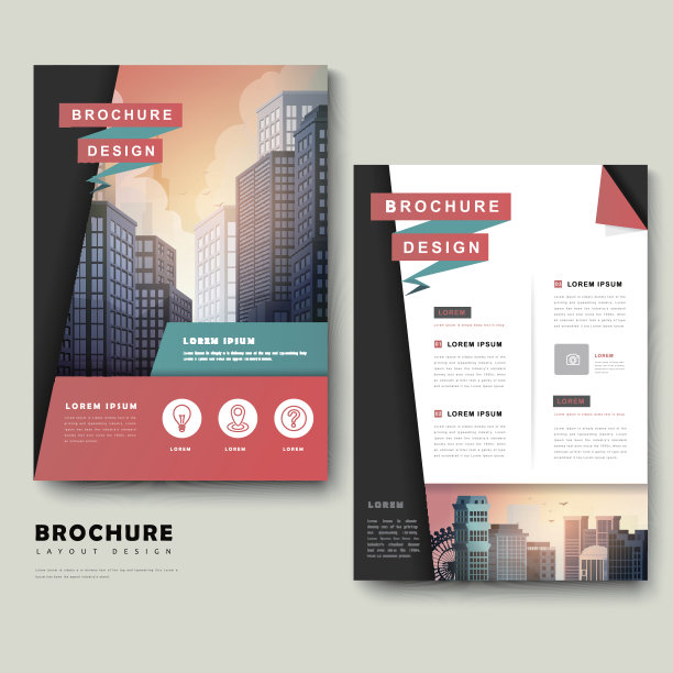 时尚手册模板图片下载