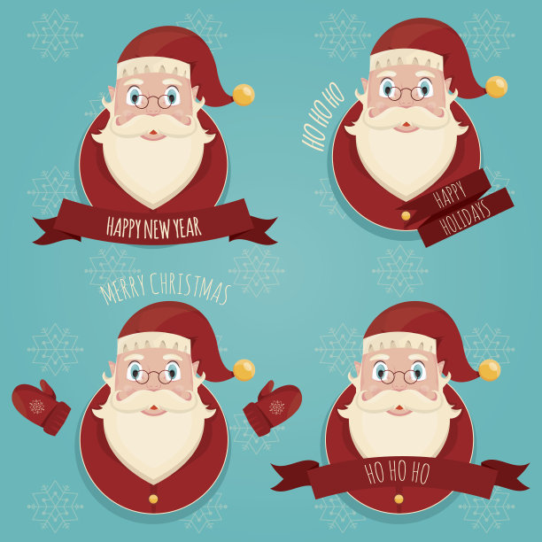 圣诞老人的圣诞套装。图片下载