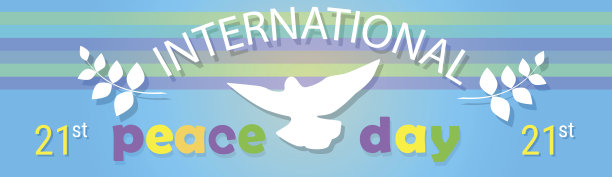 世界和平日海报白鸽象征图片下载