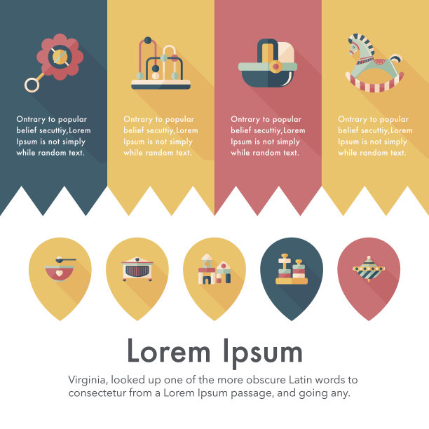 婴儿的图标集,eps10图片下载