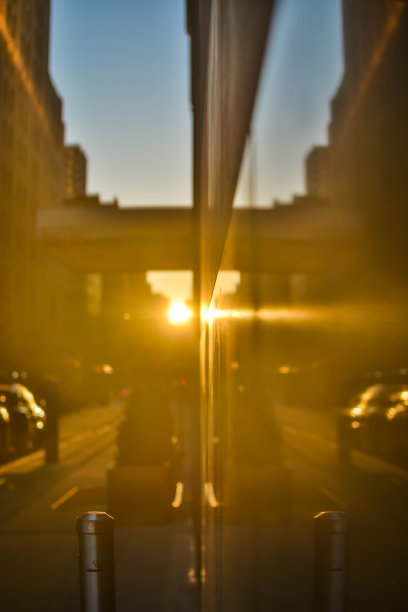 文摘日出反射图片下载