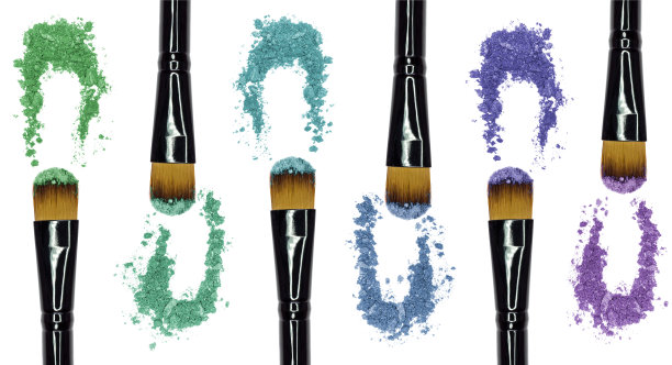 刷并压碎眼影图片下载