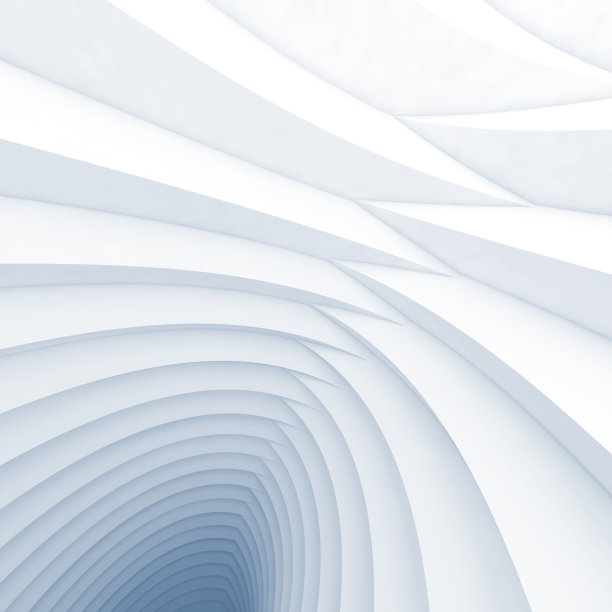 交叉螺旋形状，三维插图图片下载