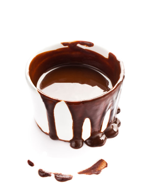 一杯热巧克力，可可流隔离图片下载
