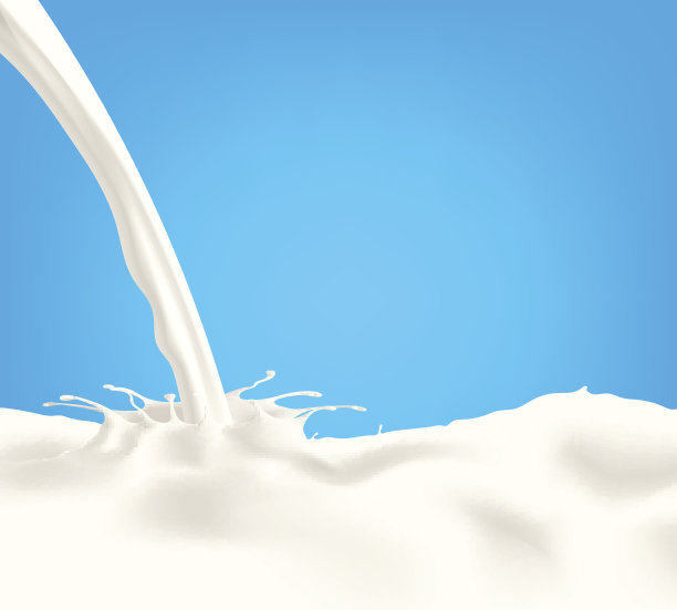 牛奶，酸奶或奶油。图片下载