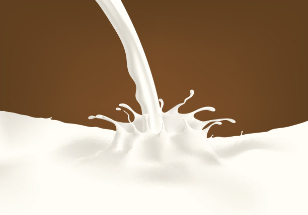 牛奶，酸奶或奶油。图片下载