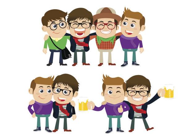 朋友友好关系的概念图片下载