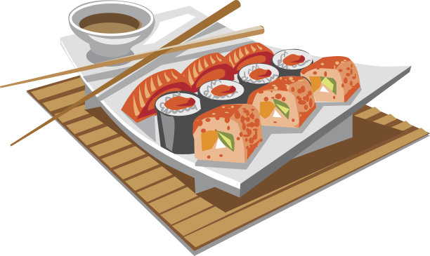 酱油寿司图片下载