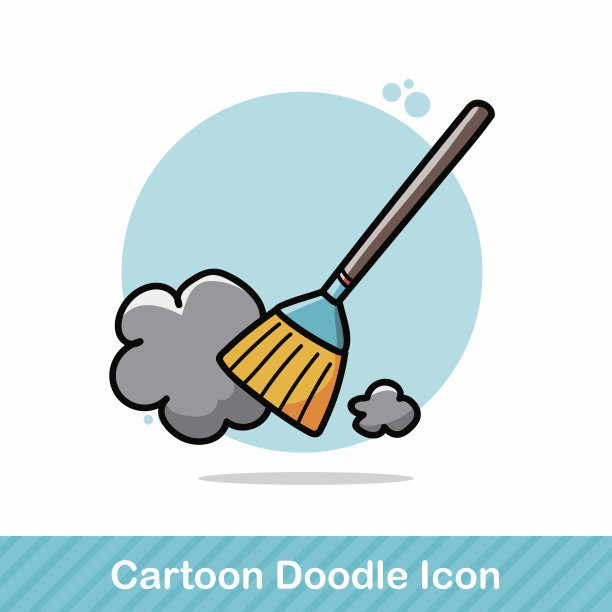 扫帚涂鸦图片下载